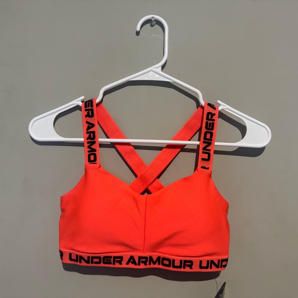 Under Armour Vibrant Orange Compression Bra